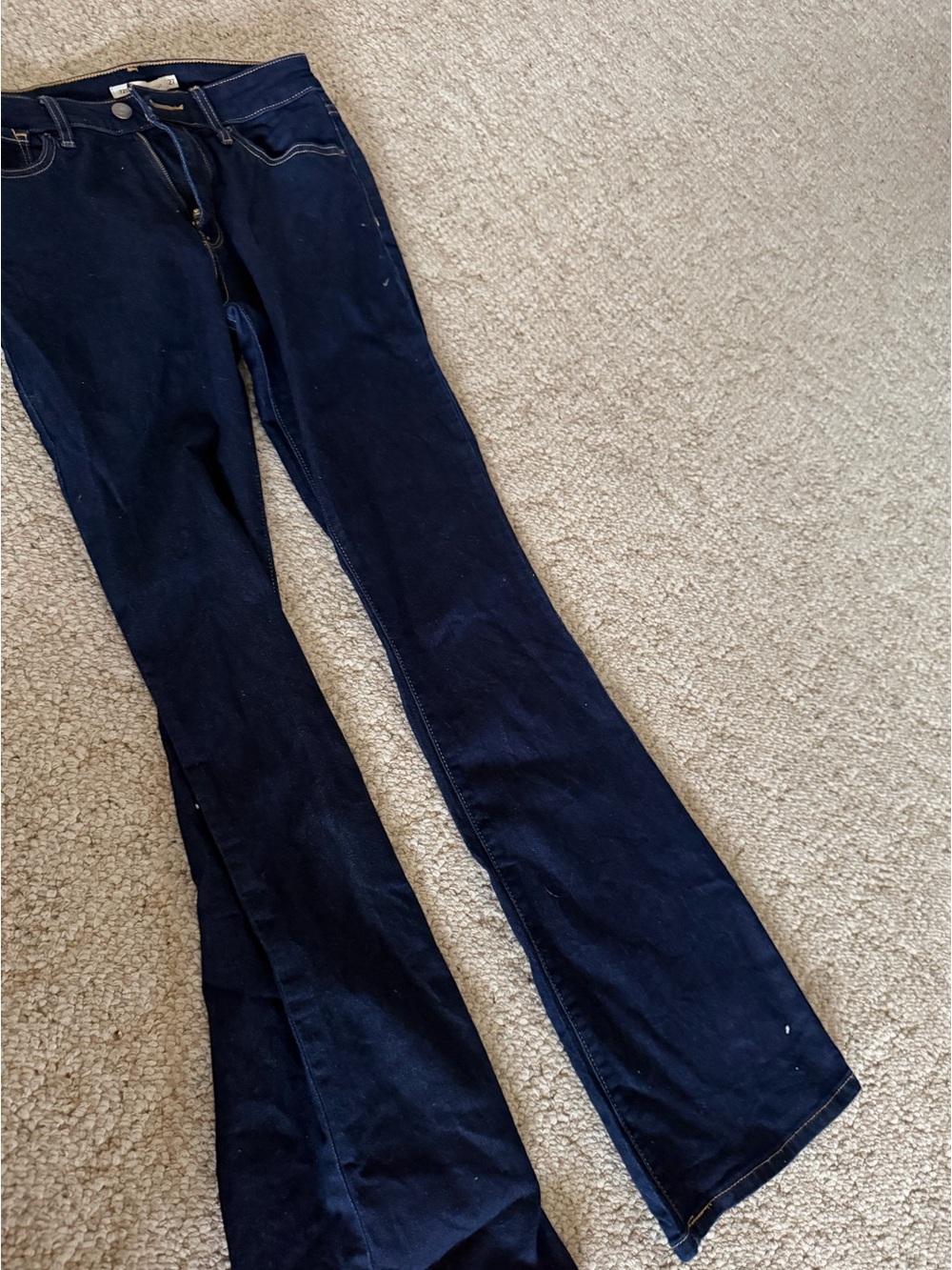 Levi's Navy Flared Bootcut Pants